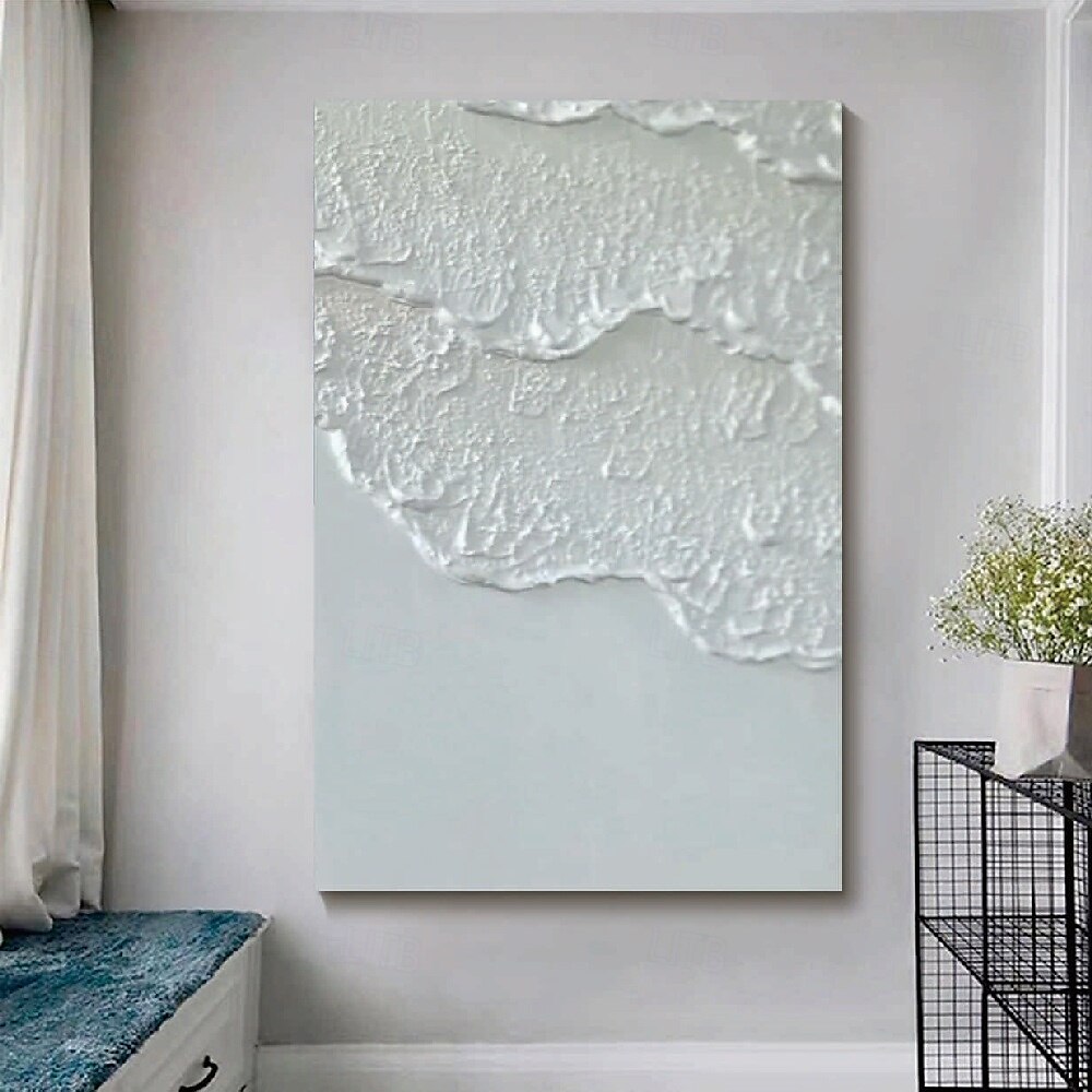 arta perete bej pictura abstracta in ulei pe panza o pereche arta perete textura bej arta perete abstracta neutru decor de perete 2025 - $108.99 –P5