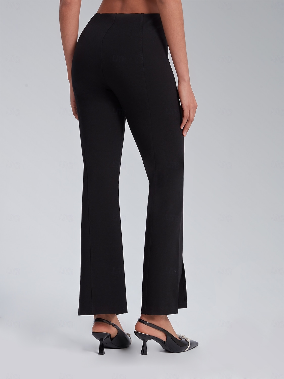 Front Slit High-Stretch Flared Pants 2025 - $82.99 –P4
