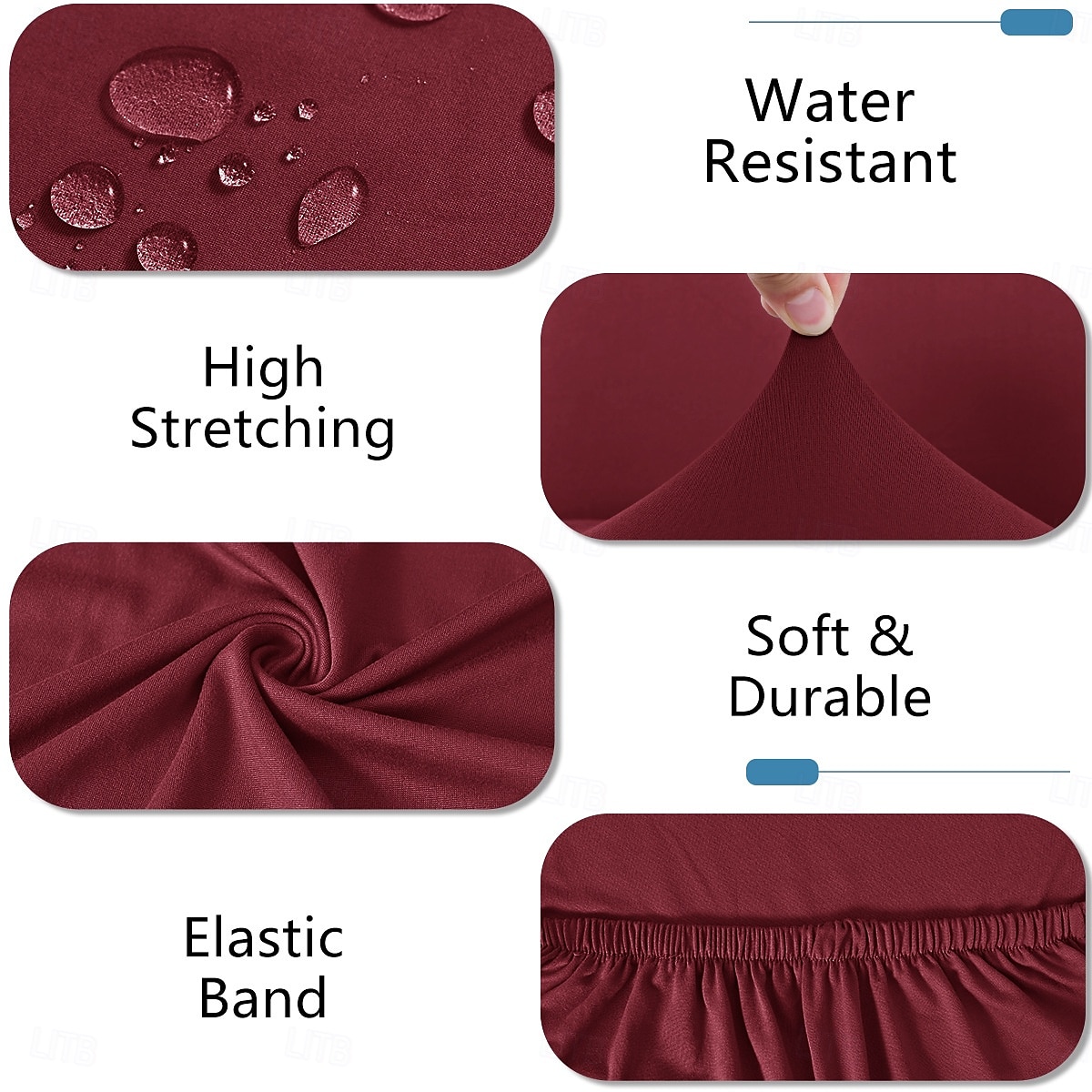 capas de assento de cadeira, capas de assento de cadeira de sala de jantar com laços, capas de cadeira jacquard elásticas protetores para cadeiras de cozinha de sala de jantar de 2025 por $12.49 –P5