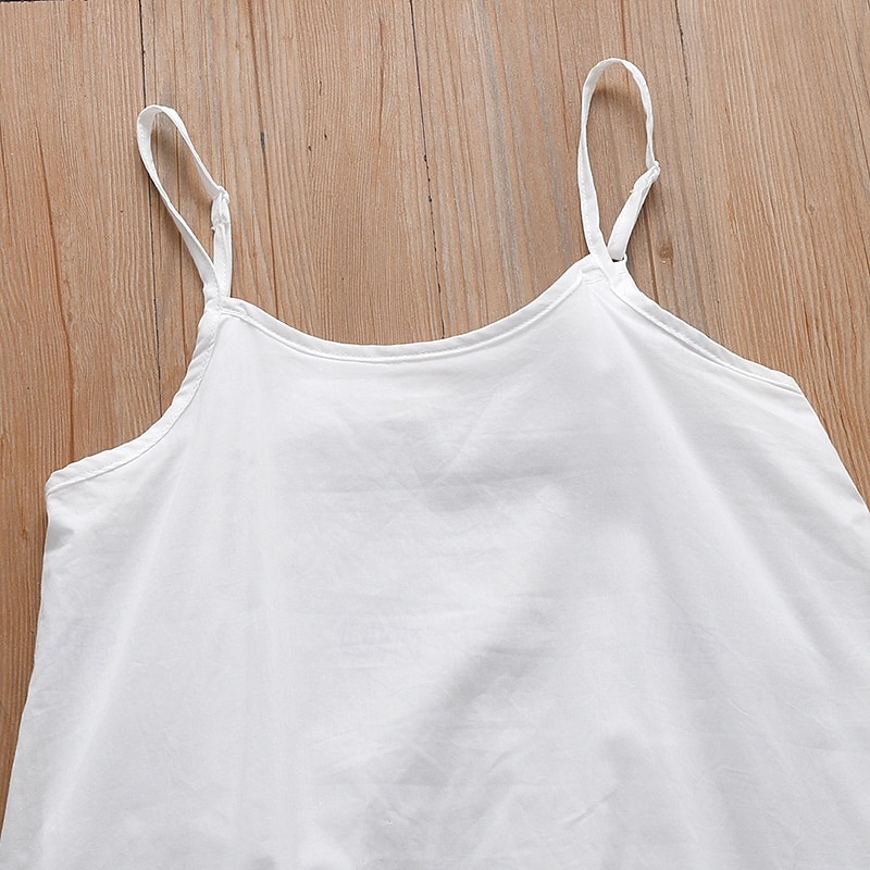 Pentru femei Rochie Lunga Rochie Maxi Rochie casual Rochie de vară Rochie cami Stilat Casual Vacanță Zilnic Dată Fit regulat Simplu Fără manșon Stil Nautic Alb Vară 2025 - $23.99 –P3