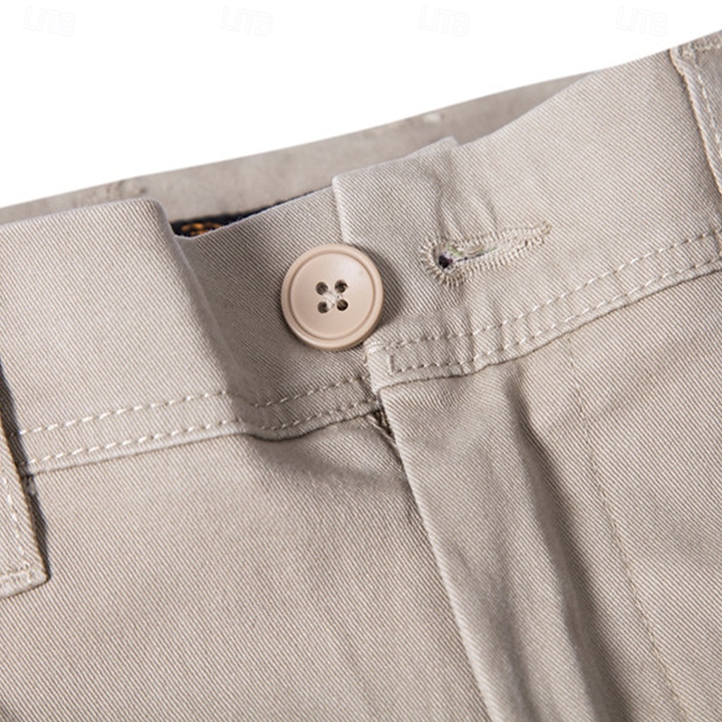 Per uomo Chinos Bottoni Tasca Tinta unica Traspirante Indossabile Lunghezza intera All'aperto Casuale Quotidiano Elegante Semplice Nero Giallo Micro-elastico del 2025 a $34.99 –P10