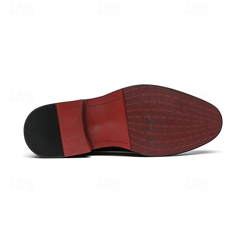 Zapatos oxford de gamuza marrón para hombre: zapatos de vestir clásicos con cordones para ocasiones formales y de negocios, calzado cómodo y elegante 2025 - €37.99 –P6
