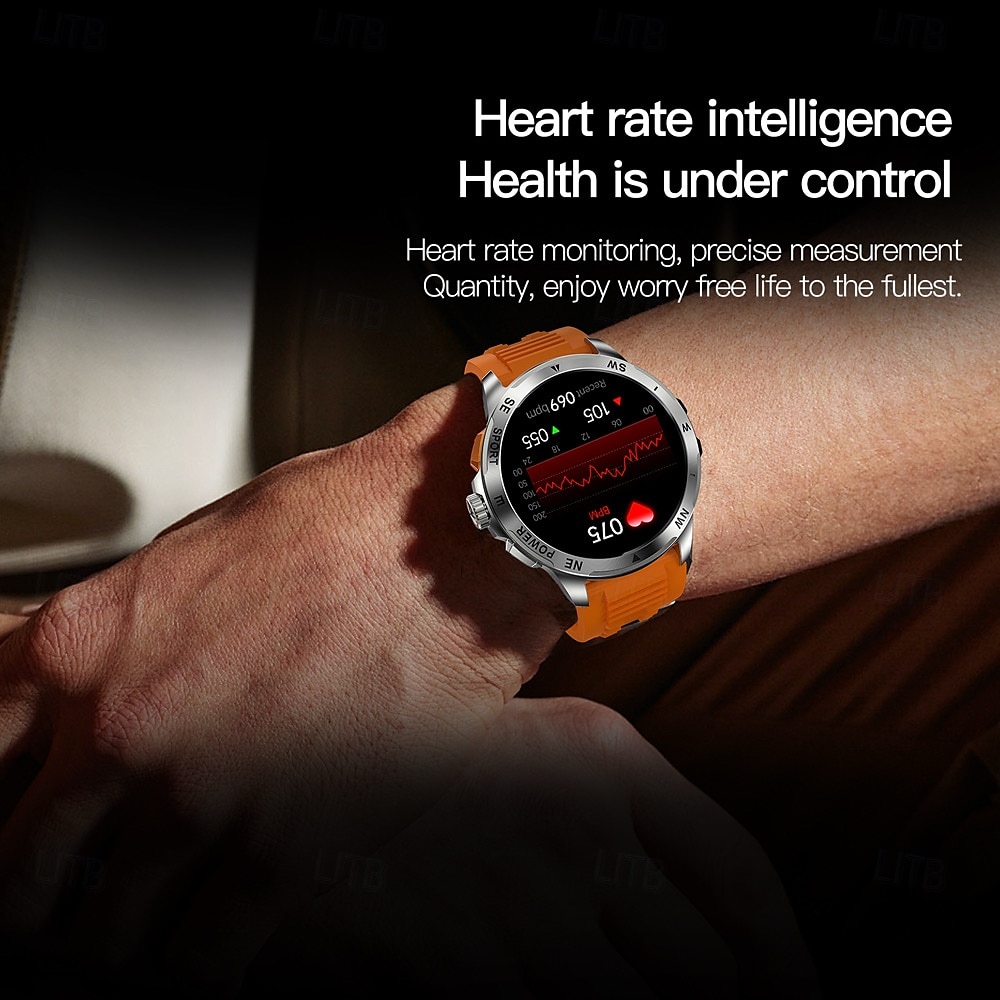 696 AK77 Smart Watch 1.43 inch Smart Band Fitness Bracelet Bluetooth Pedometer Call Reminder Sleep Tracker Compatible with Android iOS Women Men Hands-Free Calls Message Reminder Camera Control IP 67 2025 - $57.99 –P4