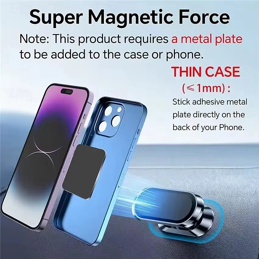 Magnetic Car Phone Holder Stand Mobile Cell Air Vent Magnet Mount GPS Support in Car For iPhone 15 14 13 X Xiaomi Samsung Huawei 2026 - $13.99 –P5