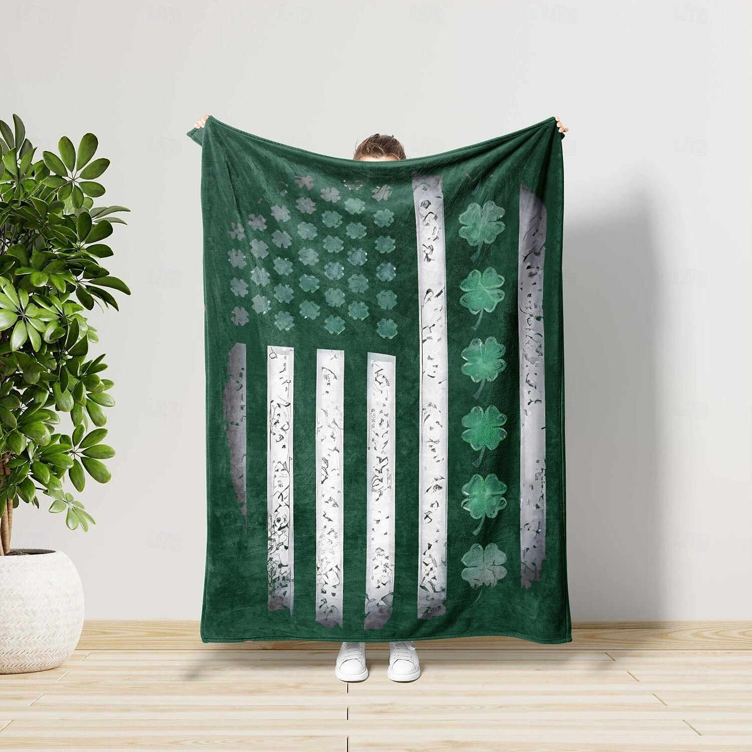 St. Patrick's Day Blankets & Throws – Celebrate Irish Spirit with Cozy, Festive Designs. Featuring Shamrocks, Leprechauns, and Green-Themed Patterns, These Soft, Lightweight, and Durable Blankets 2025 - $15.49 –P1
