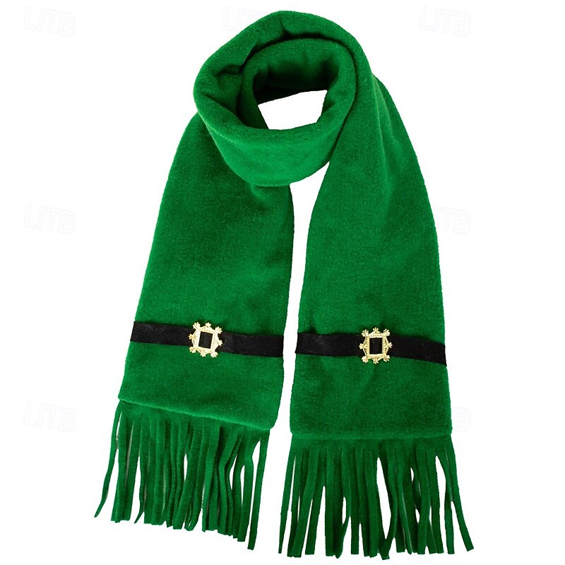 St. Patrick 2026 Scarf Clover Irish St. Patrick's Day Cosplay Adults' Men's Women's Halloween Carnival St. Patrick's Day Party Performance Stage Dress Up 2026 - $17.49 –P4