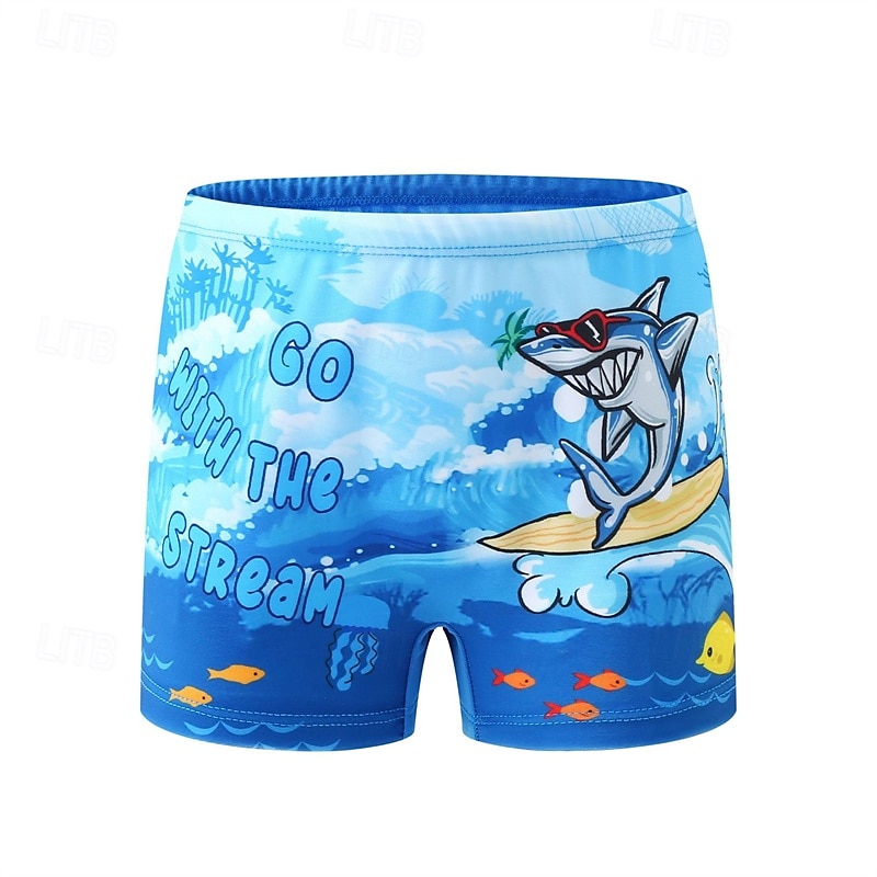 Barn Pojkar Beach Shorts Dinosaurie Ärmlös Strand Semester Marinblå Sommar Kläder 4 år + 2025 - $6.99 –P5