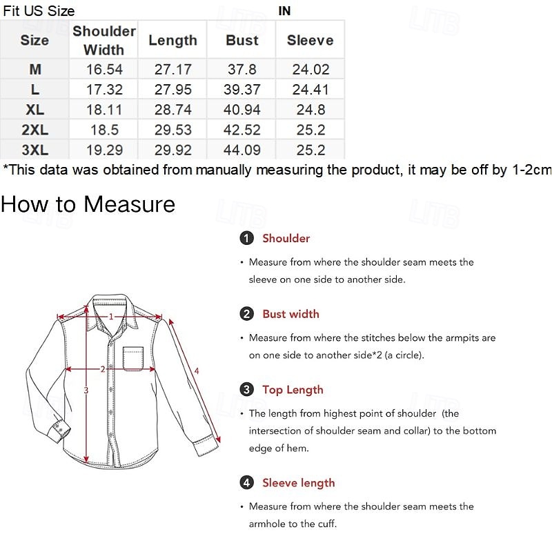 Per uomo Camicie Camicia con colletto Camicia con bottoni Color Block Matrimonio Giornaliero Nero Bianco Rosso Grigio Manica lunga Colletto classico Per tutte le stagioni Abbigliamento del 2025 a $21.99 –P1