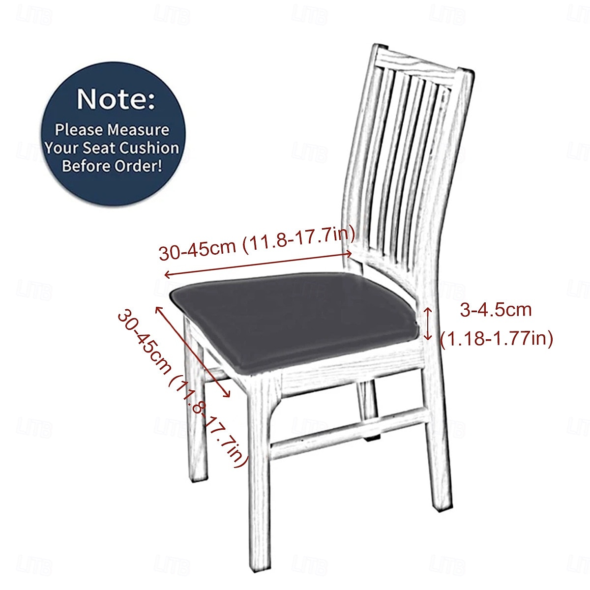 capas de assento de cadeira, capas de assento de cadeira de sala de jantar com laços, capas de cadeira jacquard elásticas protetores para cadeiras de cozinha de sala de jantar de 2025 por $12.49 –P1