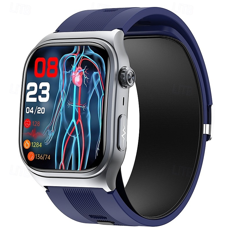 Luftpumpe Luftsekk Type Nøyaktig Blodtrykk Testing ECG elektrokardiogram Temperaturovervåking Pedometer Kompatibel Bluetooth anrop med Android iOS Kvinner Menn Lang Standby 2025 - $148.99 –P2