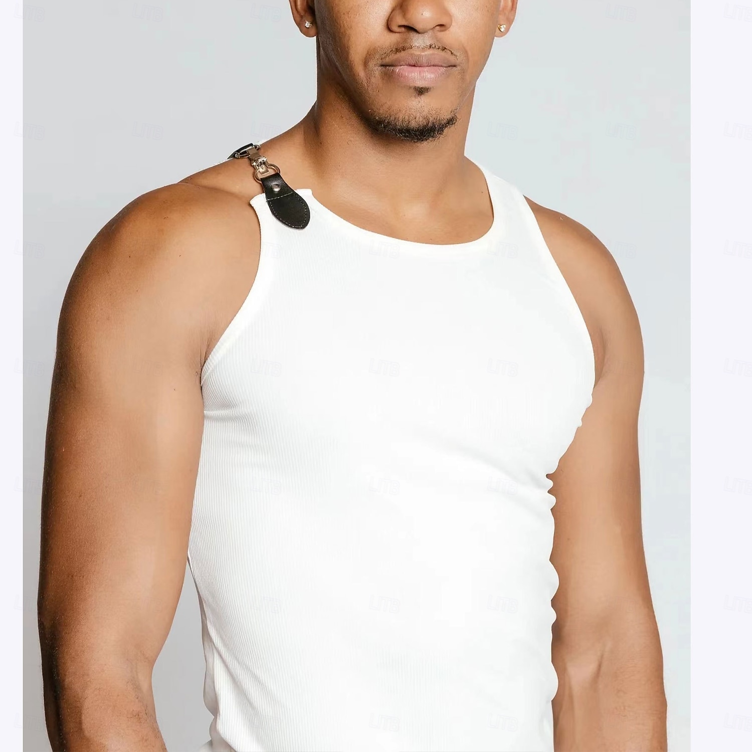 Per uomo Canotta Canottiera Maglietta senza maniche Canotta Muscolare Senza Maniche Girocollo Estate Blocco di colori Striscia di Fossa Moda Designer Muscolo Fibbia All'aperto Palestra Uscire Bianco del 2026 a $18.99 –P4