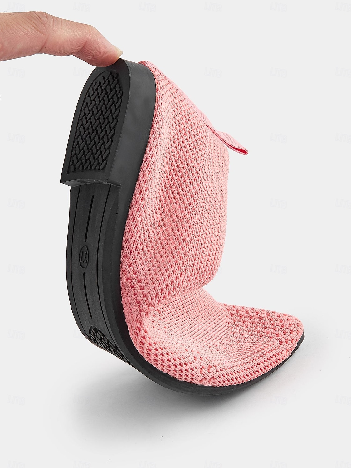 rosafarbene Slipper aus Strick für Damen mit atmungsaktivem Design – leicht und bequem für die Freizeit, die Arbeit und auf Reisen 2025 - $24.99 –P3