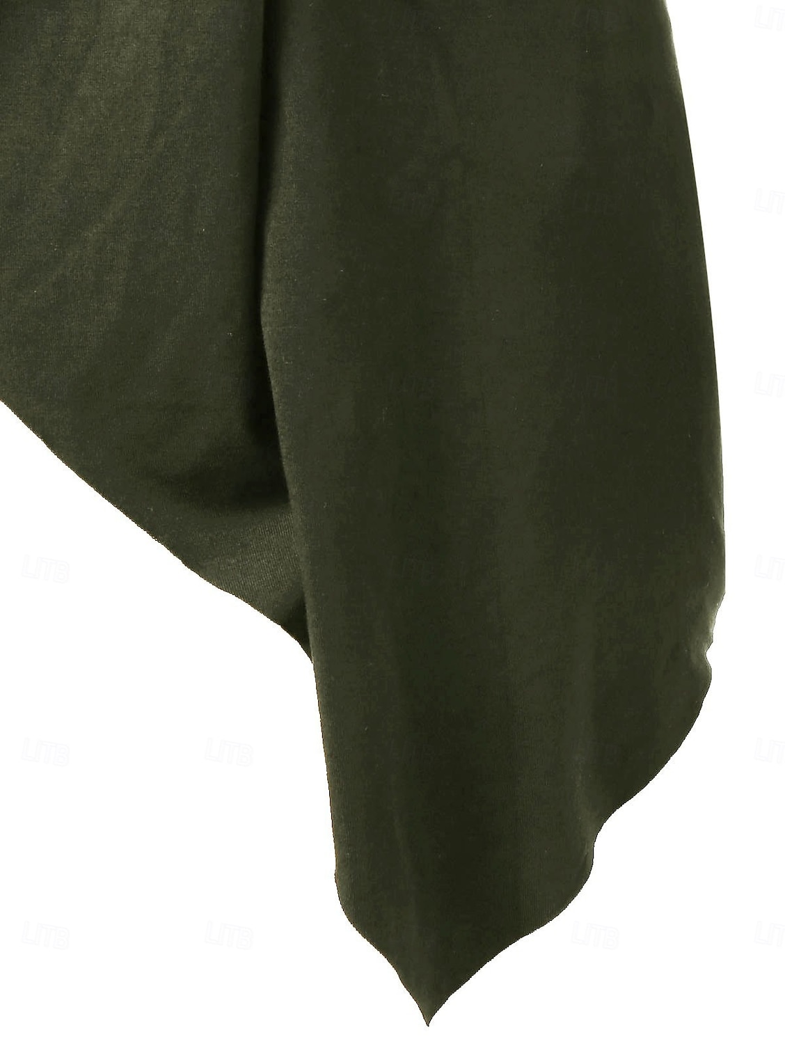 men's retro knight solid heap collar long sleeve t-shirt casual loose asymmetrical punk pullover blouse tops army green 2026 - $21.99 –P5