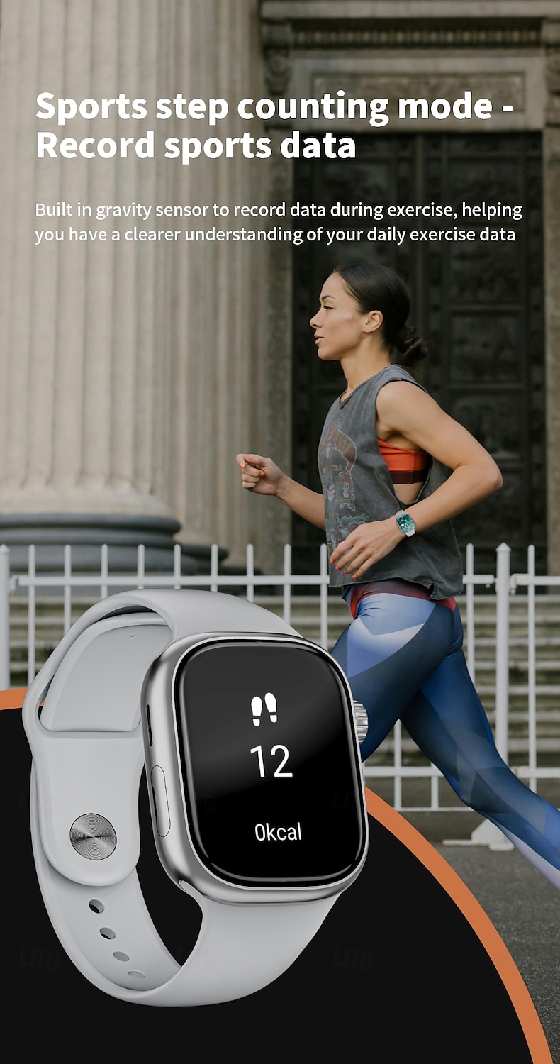 LOKMAT XH018 Умные часы 2.04 дюймовый Смарт-часы-телефон 3G 4G Bluetooth Педометр Напоминание о звонке Пульсомер Совместим с Android iOS Женский Мужчины GPS Хендс-фри звонки Медиа контроль IPX-4 2025 - $105.99 –P16