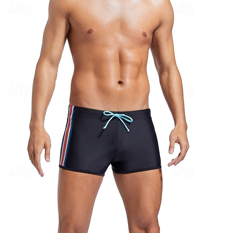 Ανδρικά Σορτσάκια Κολύμβησης Μαγιό Βερμούδα Ριγέ Κουρελού Κορδόνι Γρήγορο Στέγνωμα Άνετο Αναπνέει Μαγιό Παντελόνια Φούστες Σέρφινγκ Παραλία Θαλάσσια Σπορ Καλοκαίρι 2026 - $13.49 –P6