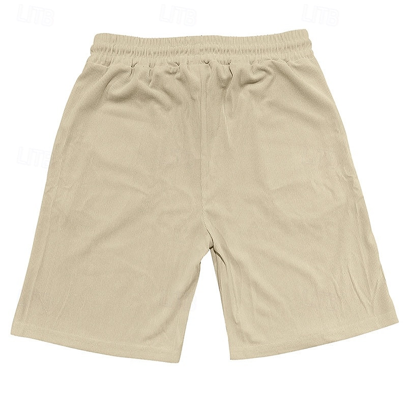 Homme Deux pièces Ensemble Chemise Ensemble été Et Set Uni Quotidien Vacances Sortir Col Manche Courte Pantalon Court Été Mode Occasionnel Confortable Vêtement Tenue de 2026 ? $41.99 –P6