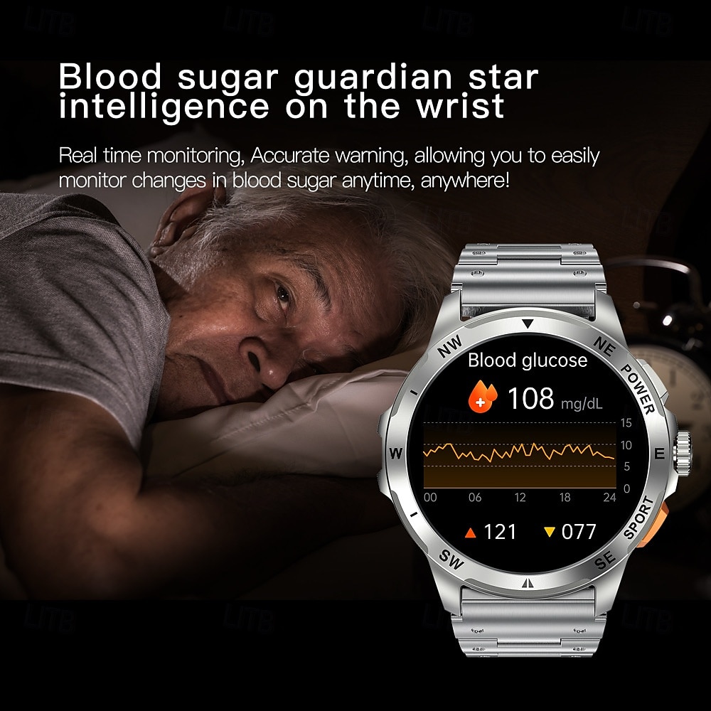 696 AK77 Smart Watch 1.43 inch Smart Band Fitness Bracelet Bluetooth Pedometer Call Reminder Sleep Tracker Compatible with Android iOS Women Men Hands-Free Calls Message Reminder Camera Control IP 67 2025 - $57.99 –P7