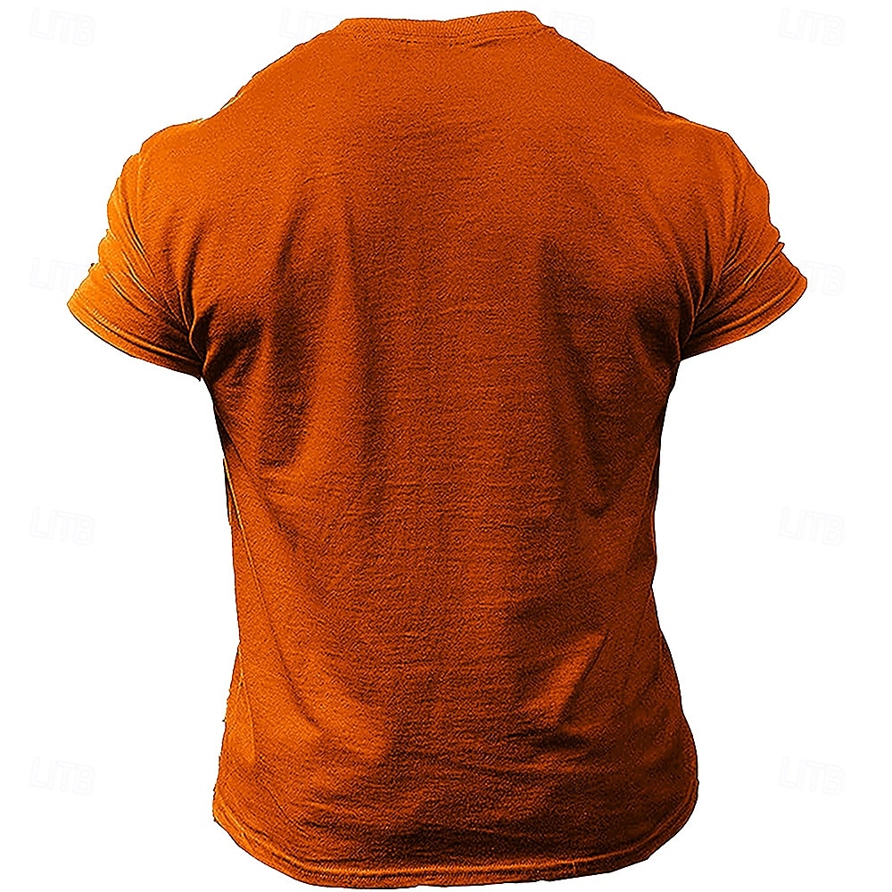 musikk festival Herre Morsom Gitar T skjorte Kortermet T skjorte 3D-utskrift Crew-hals Skjorte Mote Daglig Gate Daglig Svart Blå Oransje Sommer Vår Klær S M L XL XXL XXXL 2025 - $17.99 –P2