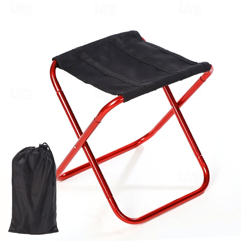 Sgabello pieghevole in alluminio all'aperto sgabello collassabile mini sedia pieghevole per pesca spiaggia picnic e campeggio sedia pieghevole portatile del 2025 a $18.99 –P2