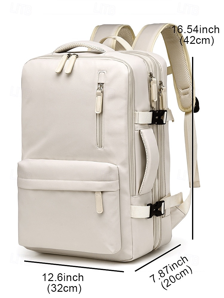 Expandable Large-Capacity Waterproof Laptop Backpack – Stylish Multi-Pocket Design for Men and Women, Perfect for Travel, Work or School Black Pink Green 2025 - $42.99 –P6