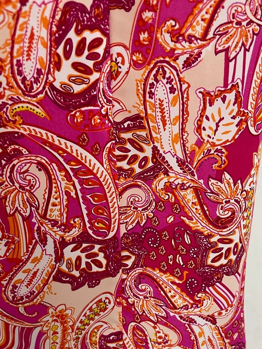 Dame Top Camisole Tank Top Paisley Stilren Casual Ermeløs Halter Neck Vanlige Topper Daglig Trykk Fuchsia Sommer 2025 - $21.99 –P3
