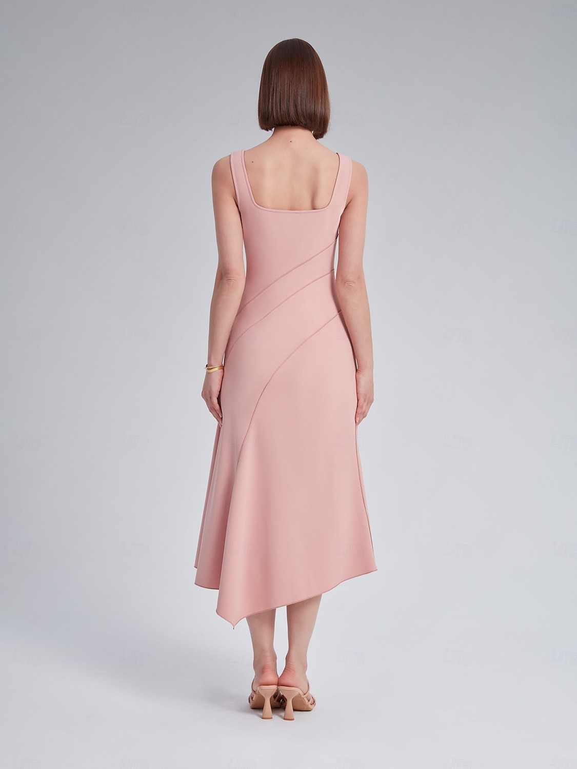 Asymmetric Sweetheart Neckline Dress 2025 - $30.99 –P7