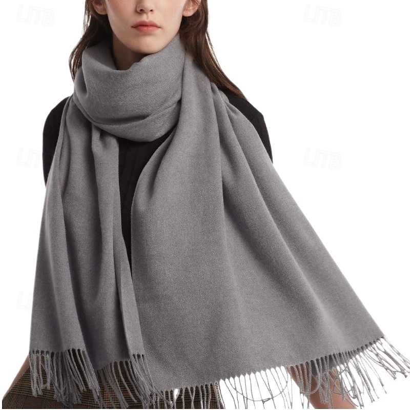 xale de pashmina macio e sedoso envolve lenço de cores sólidas para vestidos de noite de casamento de 2025 por $15.49 –P24