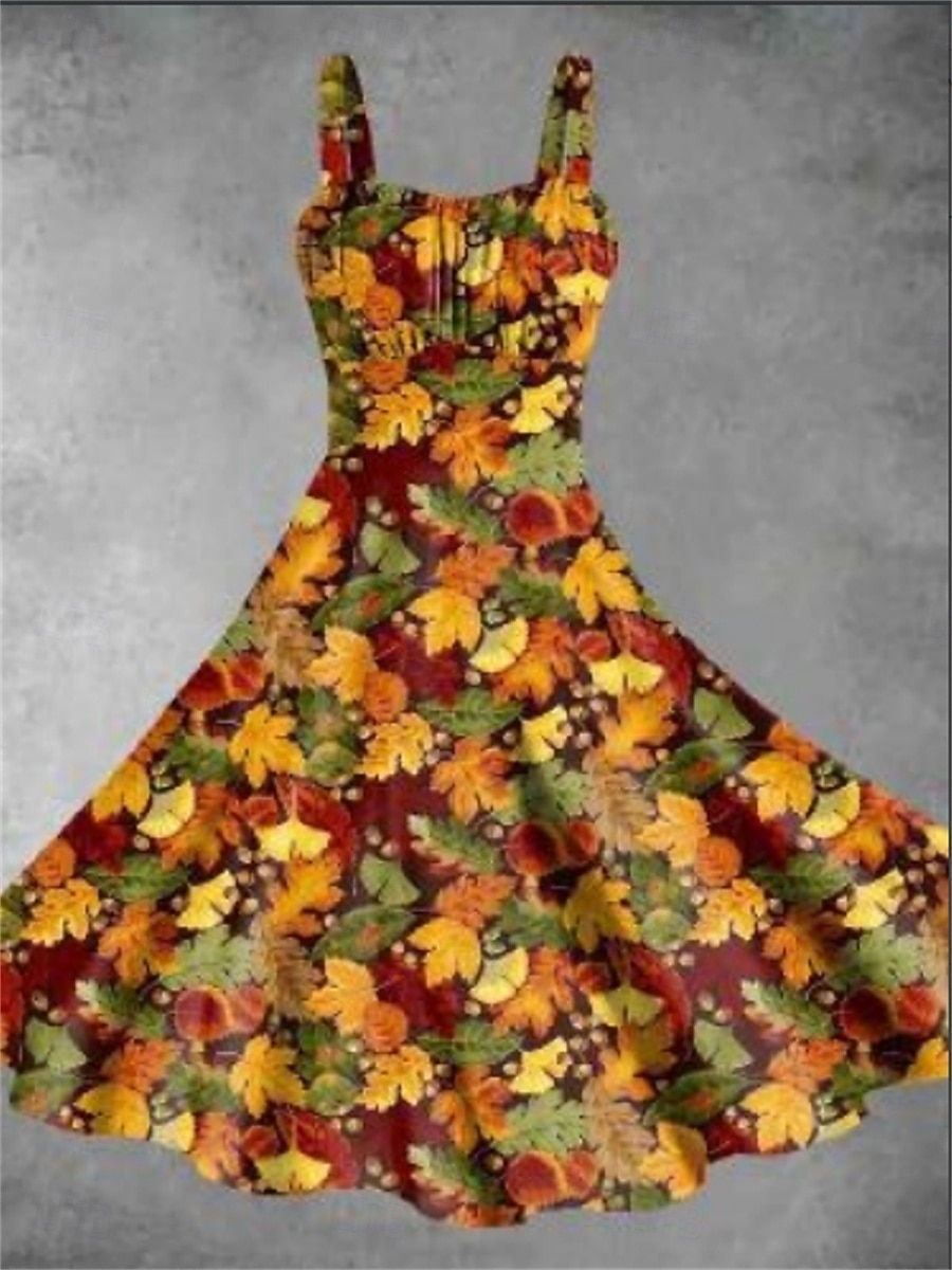 Жен. Платье средней длины Летнее платье Стиль На каждый день Отпуск Дом Свидание Плотное облегание Графика Без рукавов На бретелях Желтый Розовый Красный Бордовый Лето 2025 - $29.99 –P2