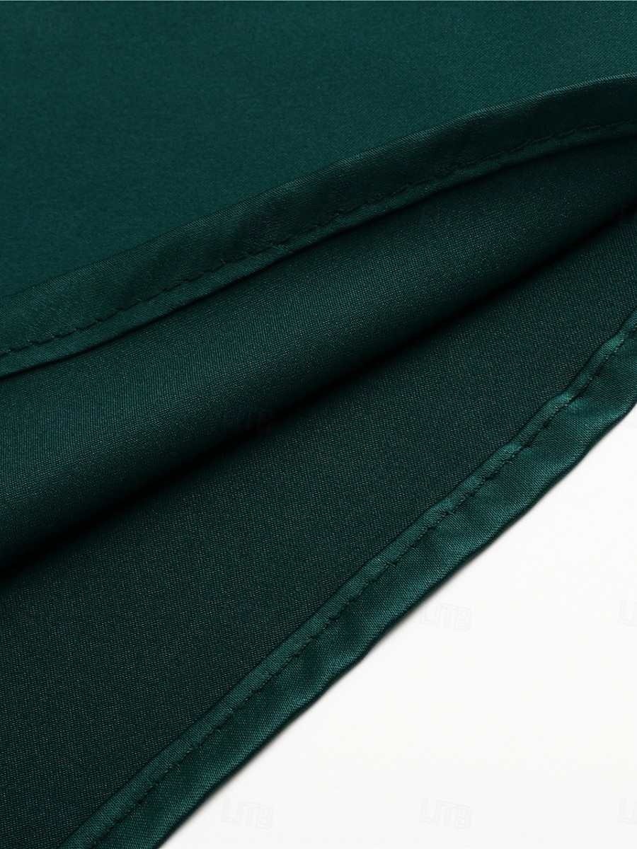 Débardeur femme sans manches élégant stylé uni haut régulier à bretelles dos nu bleu marine vert été de 2025 ? $12.49 –P7
