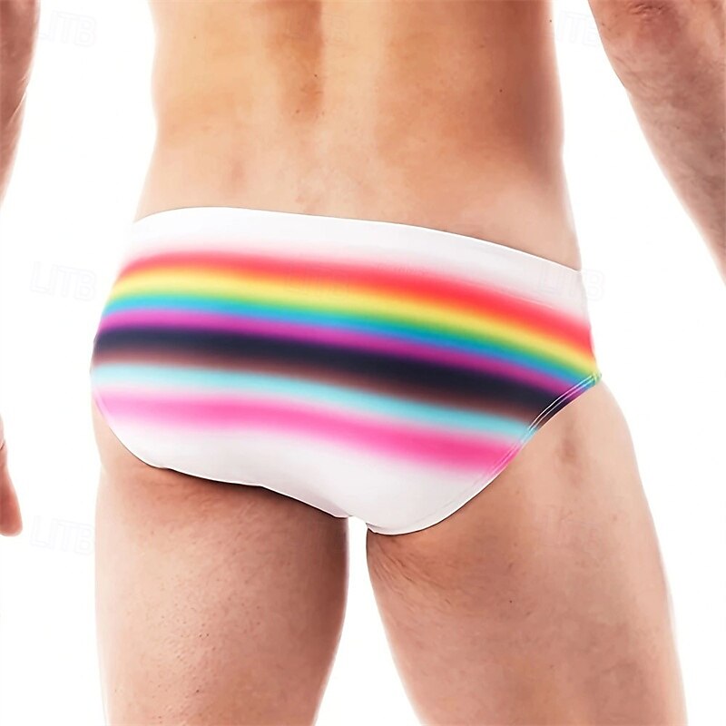Men's Swim Trunks Swim Shorts Swimwear Bottoms Drawstring Swimming Surfing Beach Water Sports Patchwork Summer Spring 2025 - $11.49 –P2