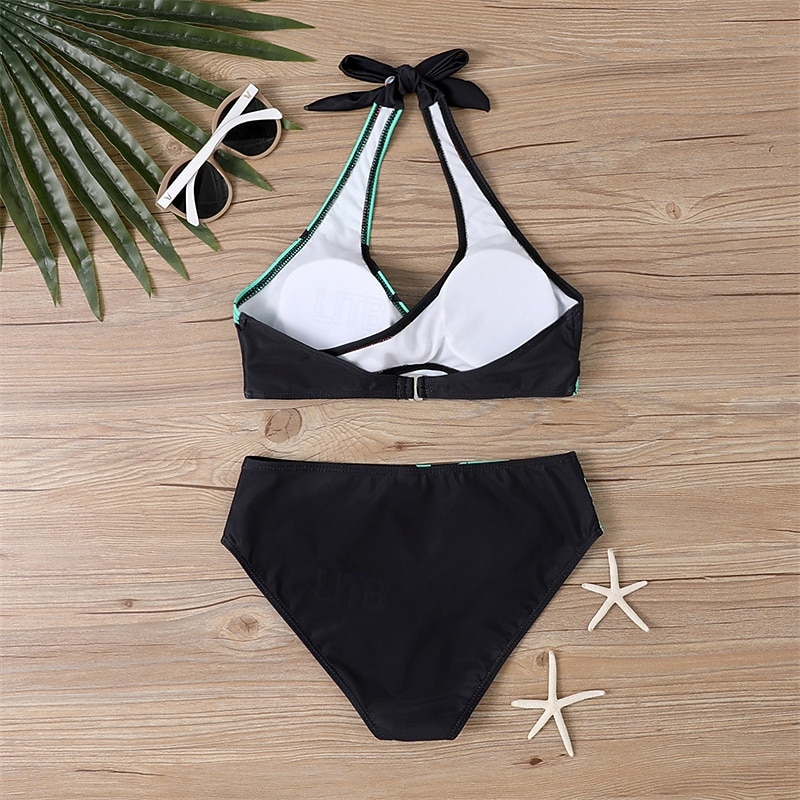 Жен. Танкини Купальник из двух частей Открытая спина Купальники Цветочный принт Купальники Желтый Розовый Дышащий Быстровысыхающий Легкость Без рукавов - Плавание Серфинг Пляж  Лето Весна 2026 - $21.99 –P13