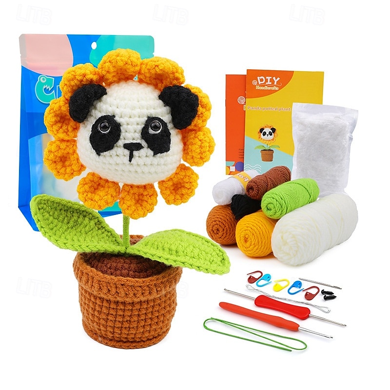 Crochet Kit for Beginners - Complete Crochet Kits with Stitch by Stitch Video Tutorial Beginner Crochet Kit for Adults Kids Gift - Starter Easy Learn to Crochet 2025 - $15.99 –P5