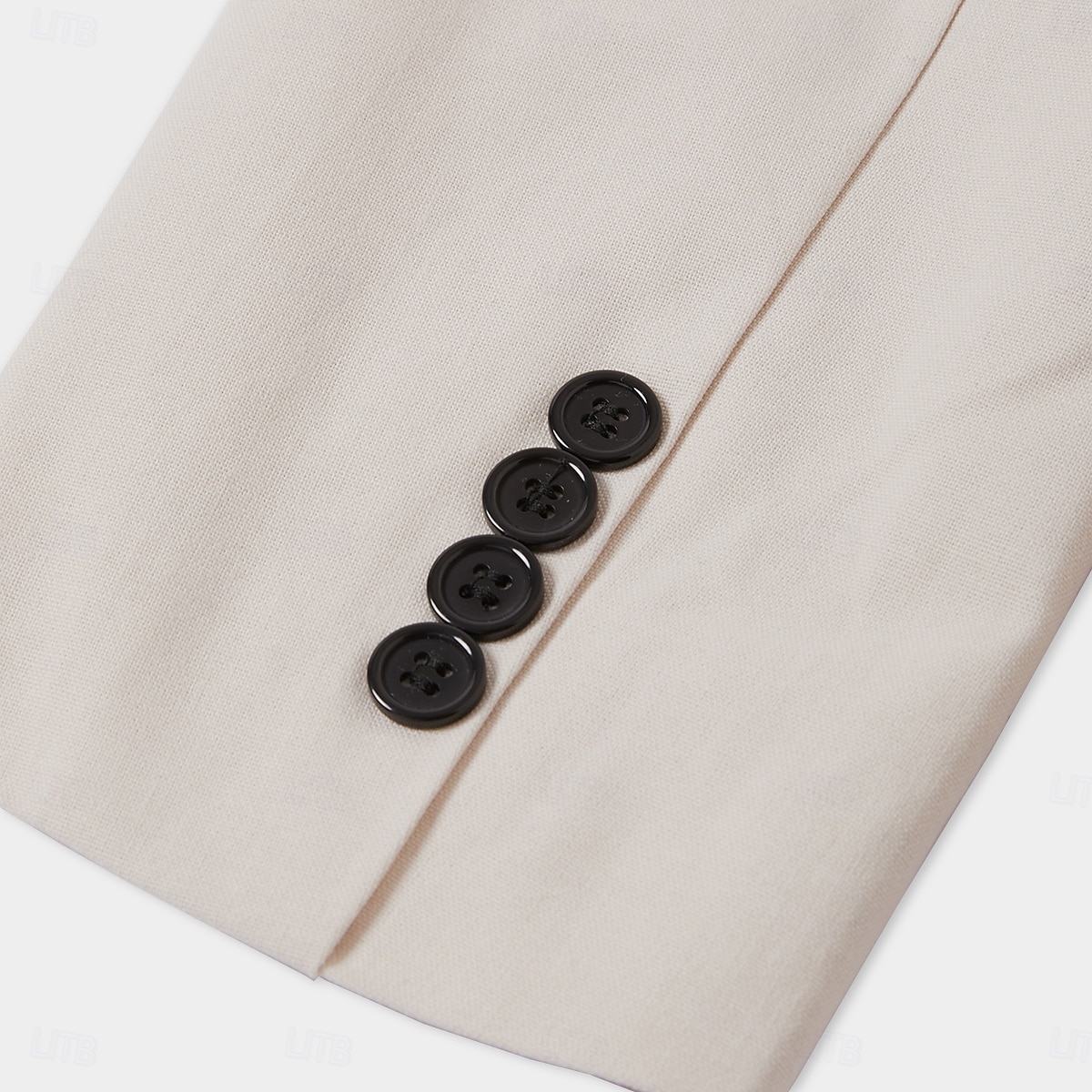 Pour des hommes Mariage Plage Costumes en lin vert pois Bleu Ciel Couleur Unie Coupe sur mesure 2 pièces Simple boutonnage un bouton de 2025 ? $112.99 –P7