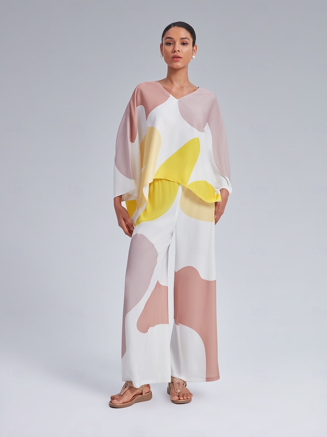 Loose Fit V-Neck Kaftan Top 2025 - $11.99 –P5