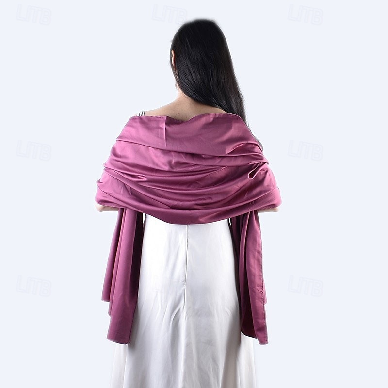 csillogó fémes pashmina kendő sál esti parti menyasszonyi esküvői hivatalos ruhákhoz 2025 - $15.49 –P23