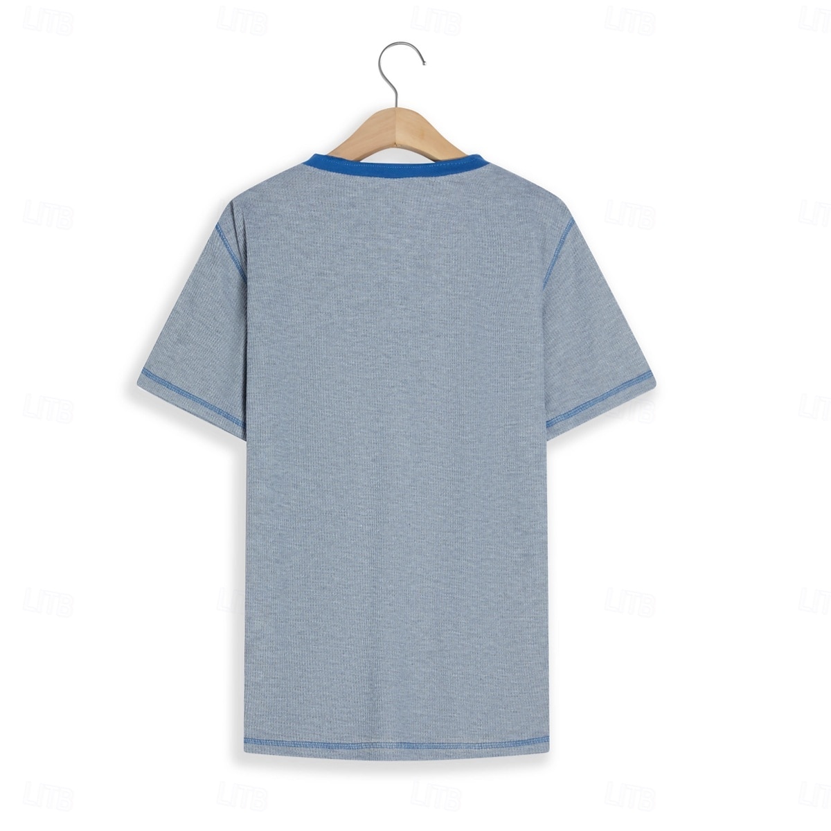 Men's Waffle Henley Shirt Tee Plaid Checkered Henley Outdoor Casual Short Sleeve Button Clothing Apparel Polyester Fashion Designer Comfortable 2025 - $20.99 –P8