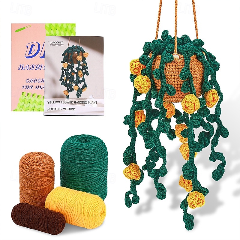 kit uncinetto per principiantikit uncinetto per principianti kit di avviamento all'uncinetto per principianti assoluti adulti kit uncinetto maglia con tutorial video passo dopo passo del 2025 a $16.99 –P6