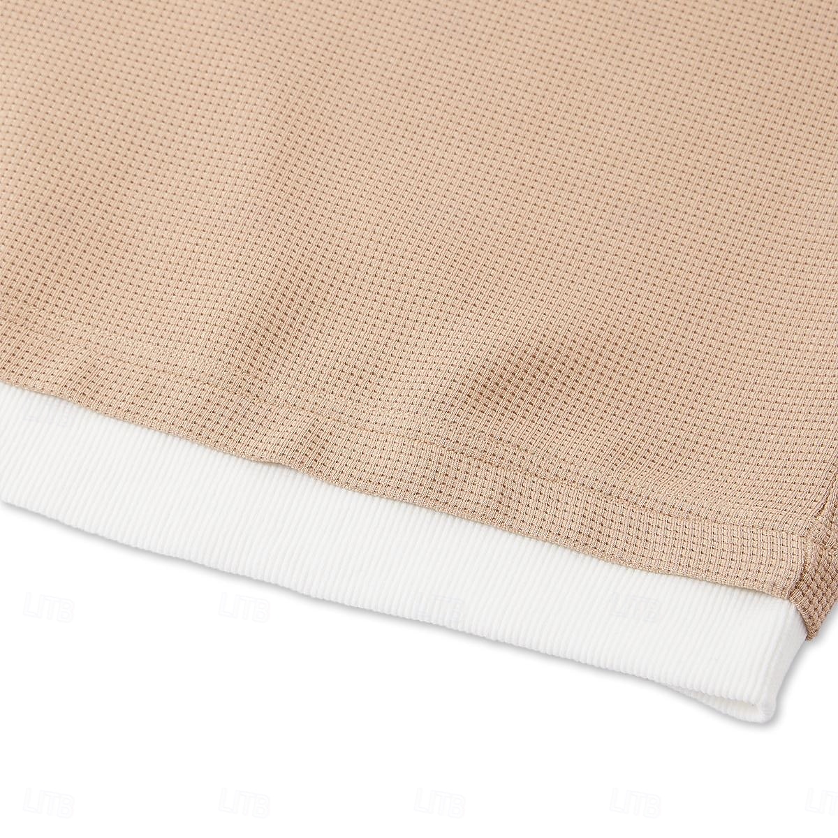 Per uomo Maglietta Waffle Felpa Pullover Maglietta Camicia a Maniche Lunghe Manica Lunga Girocollo Scollo a V Primavera & Autunno Semplice Moda Designer Essenziale Moda Finto due pezzi Vacanza del 2025 a $24.99 –P3