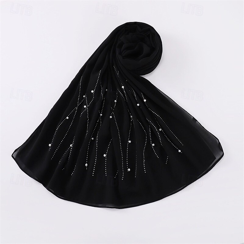 yessa scialli e mantelle con strass da donna per abiti da sera, scialli e mantelle in chiffon con paillettes per matrimoni, scialle e sciarpa formali del 2025 a $24.99 –P16
