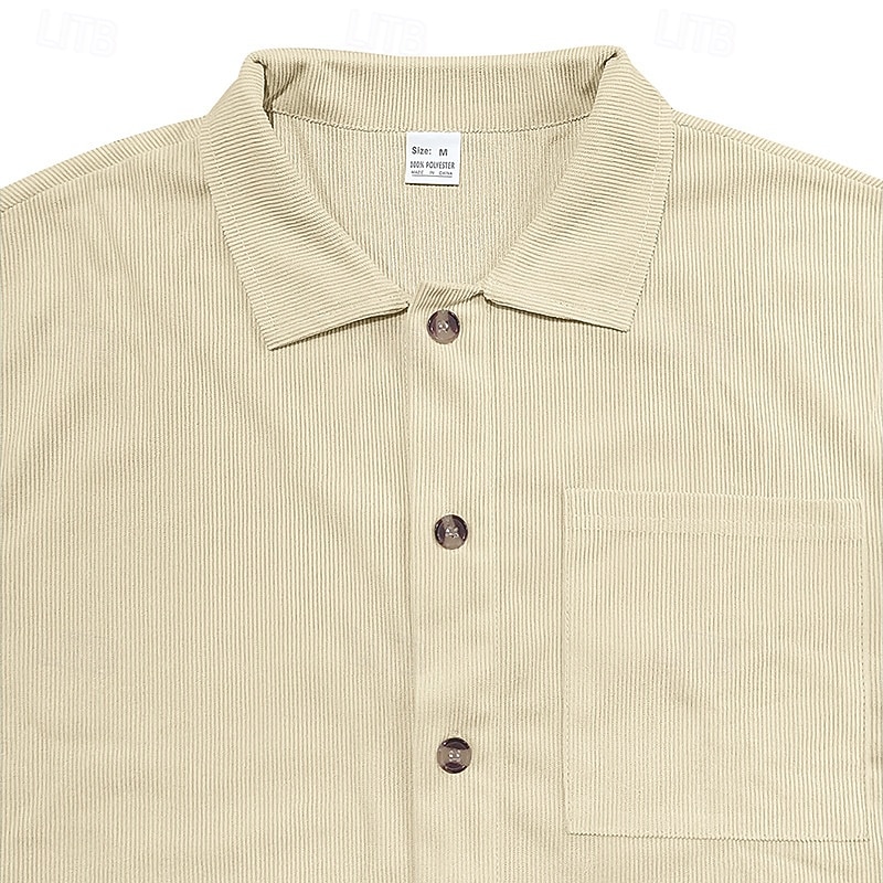 Homme Deux pièces Ensemble Chemise Ensemble été Et Set Uni Quotidien Vacances Sortir Col Manche Courte Pantalon Court Été Mode Occasionnel Confortable Vêtement Tenue de 2026 ? $41.99 –P4