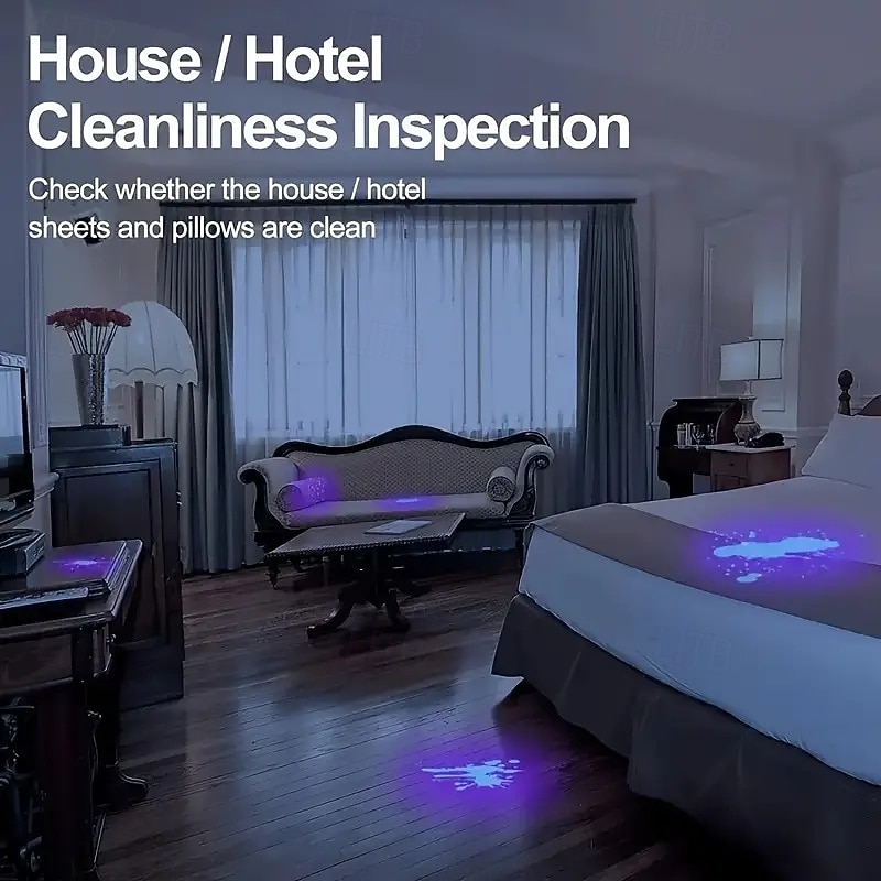 100 led uv zaklamp - 395nm blacklight zaklamp voor huisdier urine, schorpioen detectie &fluorescentie-inspectie 2026 - $28.99 –P13