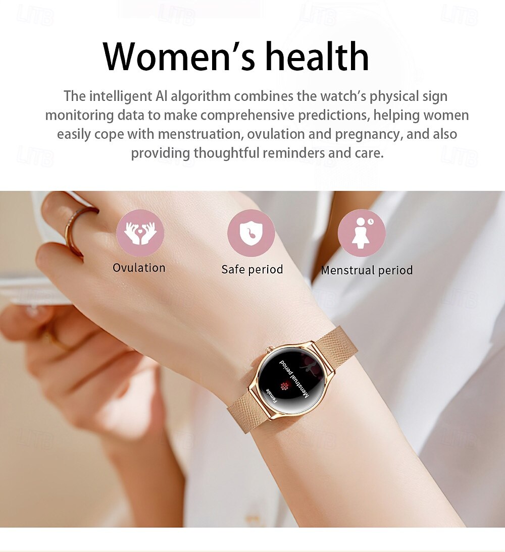 696 QS36 Reloj inteligente 1.43 pulgada Smartwatch Reloj elegante Bluetooth ECG + PPG Podómetro Recordatorio de Llamadas Compatible con Android iOS Mujer Hombre Impermeable Control de Medios 2025 - $55.99 –P14