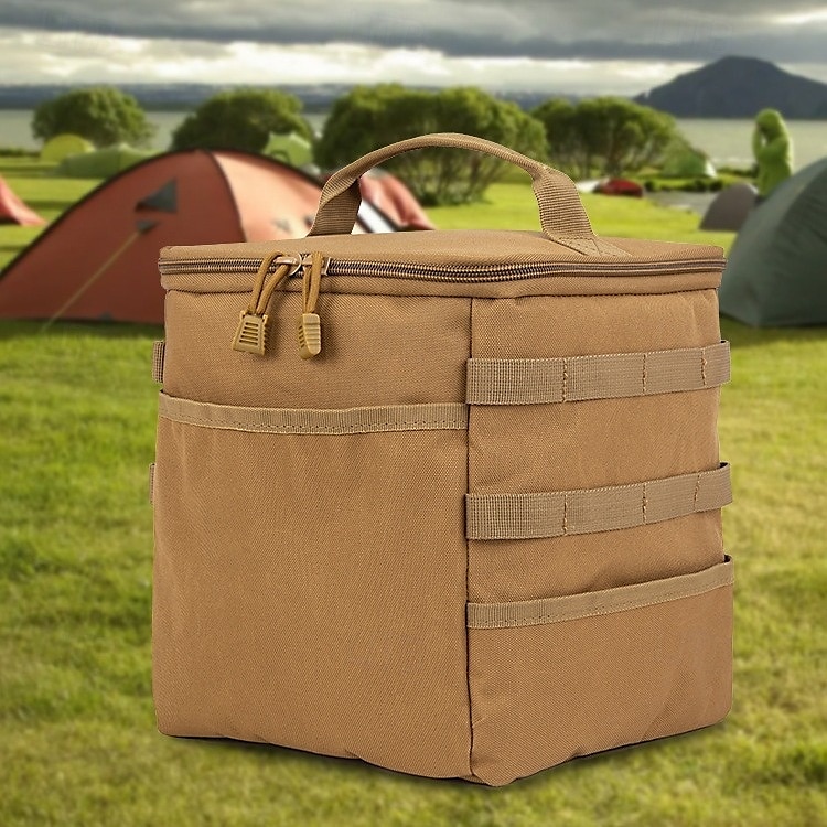 sac de rangement pour ustensiles de cuisine de camping en plein air, couleur unie, taille moyenne, sac à main pour pique-nique en plein air de 2025 ? $22.99 –P1