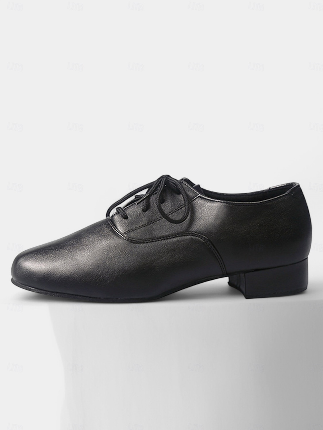 sapatos de dança de salão masculinos pretos com cadarço - design de couro confortável para apresentações profissionais e eventos formais de 2025 por $42.99 –P3