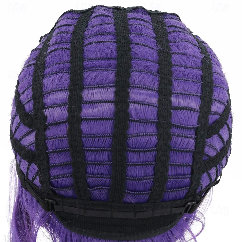 Short Purple Wig Men Party Wig Anime Cosplay Costume Wig Heat Resistant Synthetic Fibers Wig Soft Durable Breathable Wig 2025 - $20.99 –P5