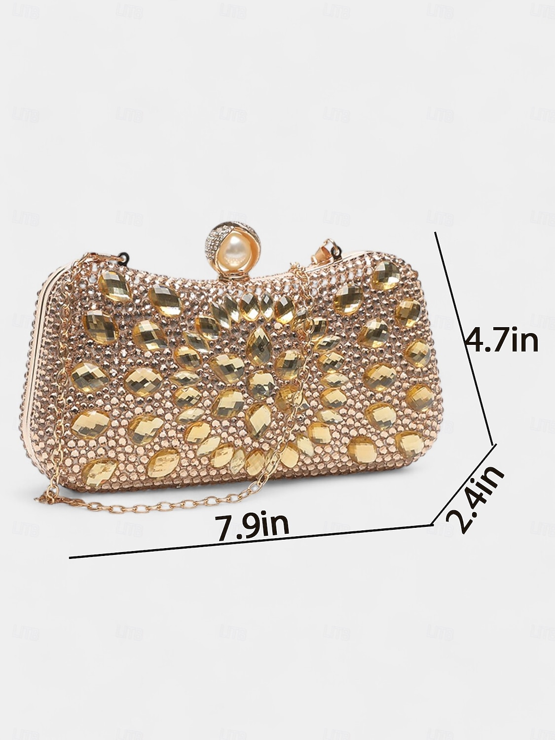 talons aiguilles ornés de cristaux dorés avec pochette assortie – ensemble de soirée et de mariage élégant pour femme de 2025 ? $109.99 –P1