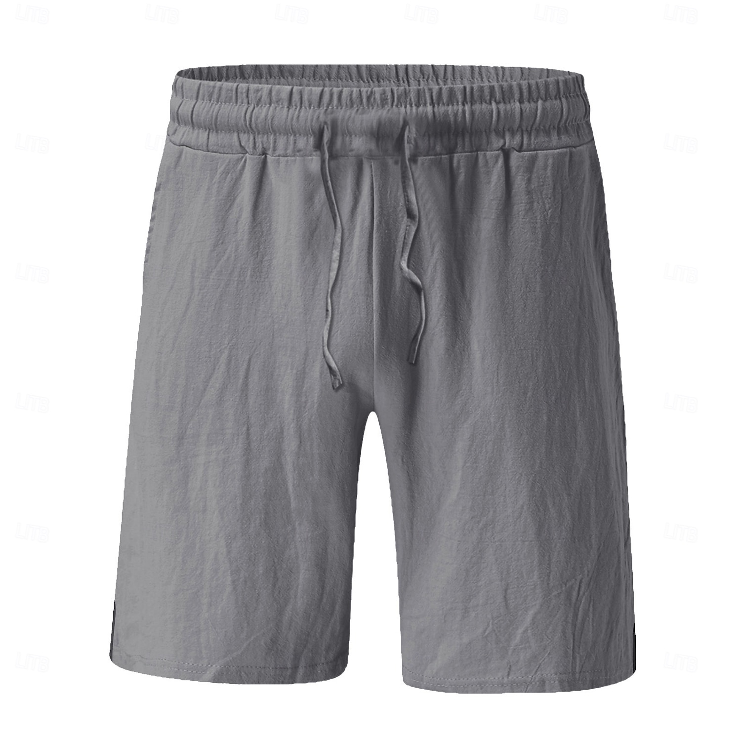 Men's Linen Set Shorts and T Shirt Set 2 Pieces Outfits Short Sleeve Hooded Summer Solid Color Beach Wear Casual 2 Piece Front Pocket Vacation Casual Black Pink White Top Tee for Men 2025 - $26.99 –P6
