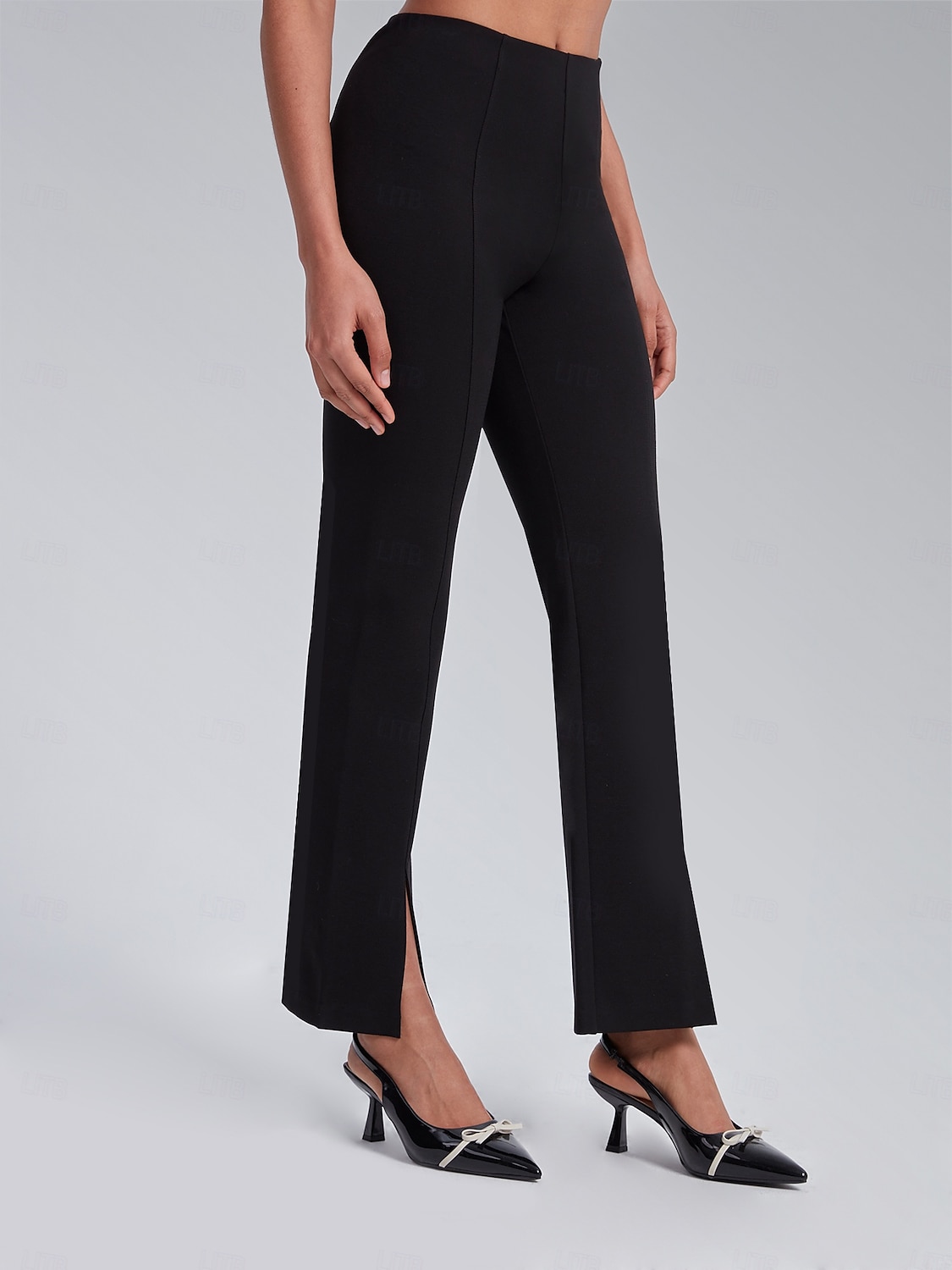 Front Slit High-Stretch Flared Pants 2025 - $82.99 –P3