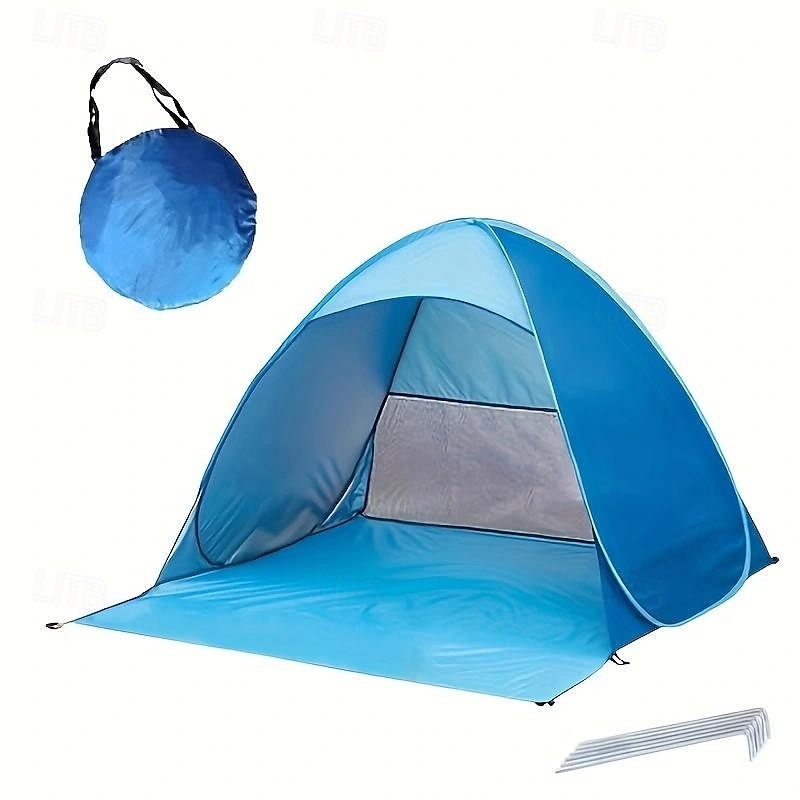 Automatic Instant Up Beach Tent Lightweight Outdoor Beach Shade Sun Shelter with Carry Bag 2025 - $32.99 –P6