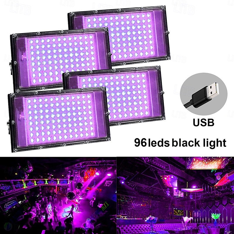 Lampe de poche à lumière noire USB 5 V, lampe de travail à lumière violette UV avec source de lumière d'ambiance de scène, lumières de fête à l'intérieur pour la vie à la maison 1 pièce de 2025 ? $16.49 –P1